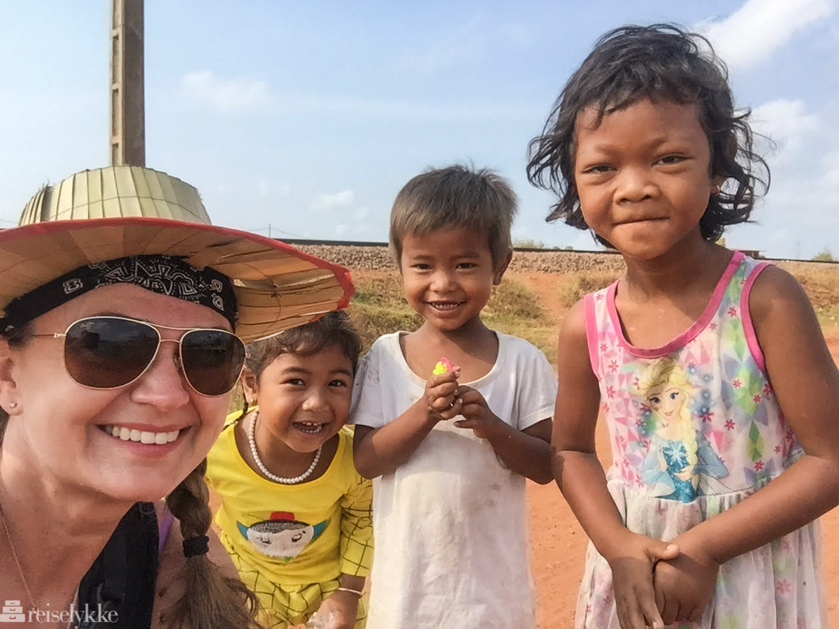 Møte med barna i Kambodsja
