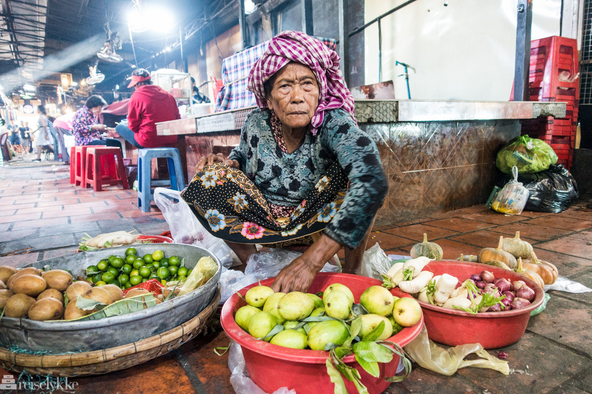 Selger på det russiske markedet, Phnom Penh